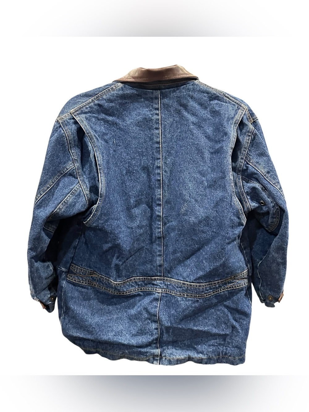 Ash Creek Trading Denim Jacket Lined Superhero Patch ‎ Small - Picture 2 of 16